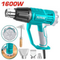 PISTOLA DE CALOR 1600W 350C / 550C TOTAL TOOLS
