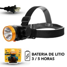 LINTERNA MINERA RECARGABLE 3W EXXEL