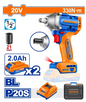 JUEGO LLAVE DE IMPACTO INALAMBRICA 330N/M 20V WADFOW