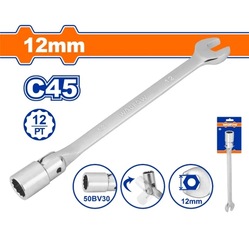 LLAVE INGLESA CON DADO FLEXIBLE 12MM X 173MM WADFOW
