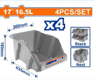 CAJA PLASTICA GRIS WADFOW