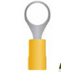 TERMINAL DE ANILLO OJO AMARILLO CABLE 12 - 10 AWG