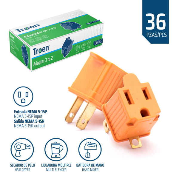 ENCHUFE ADAPTADOR BENJAMIN 3 A 2 TROEN