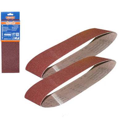 SET DE 2 LIJAS DE BANDA 76MM X 533MM WADFOW
