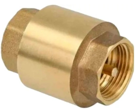 VALVULA CHECK VERTICAL BRONCE 1/2" SEMILIC
