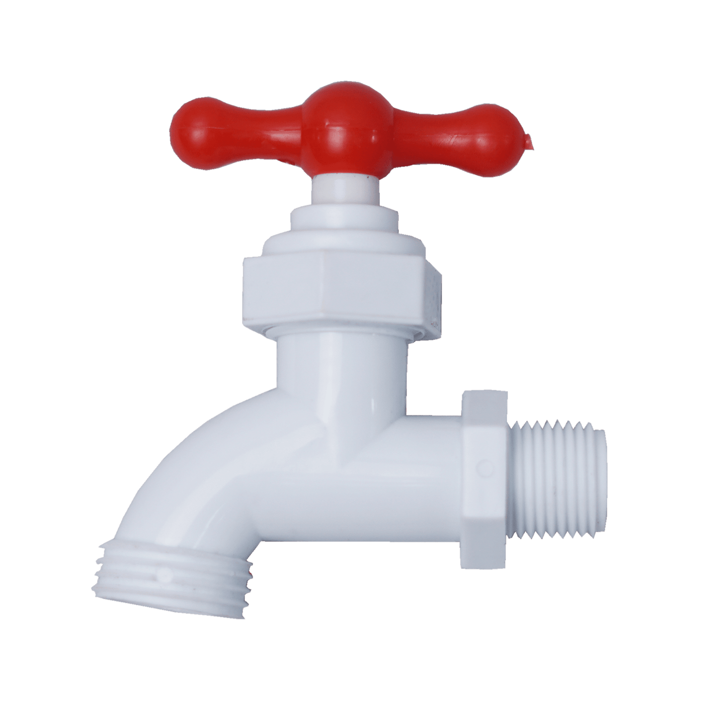 LLAVE DE CHORRO PLASTICA MANGO ROJO BELT-G